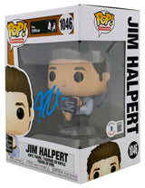 John Krasinski The Office Signed #1046 Funko Pop Vinyl Figure w/ Blue Sig BAS