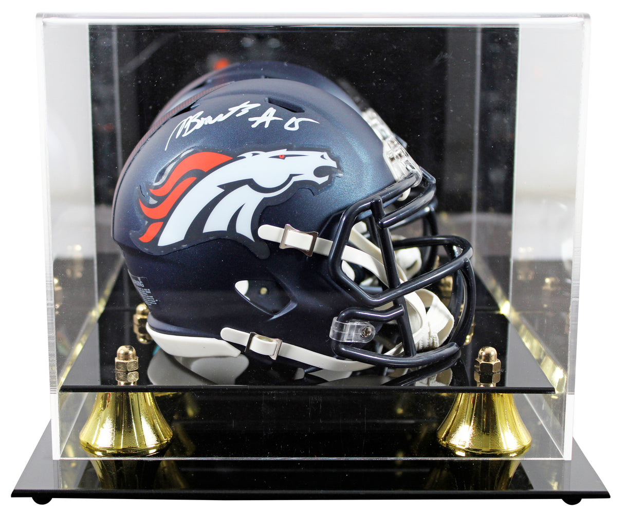 Broncos Nik Bonitto Authentic Signed Speed Mini Helmet W/ Case BAS Witnessed