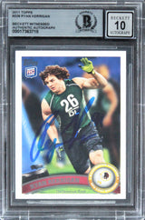 Redskins Ryan Kerrigan Authentic Signed 2011 Topps #228 Card Auto 10! BAS Slab