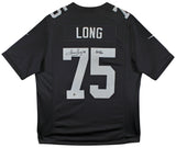 Raiders Howie Long "HOF 00" Signed Black Nike Limited Jersey BAS Witnessed