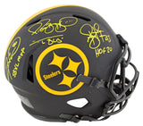 Steelers (3) Bettis, Ward & Polamalu Signed Eclipse F/S Speed Proline Helmet BAS