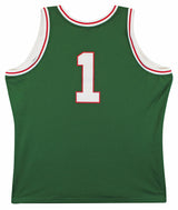 Bucks Oscar Robertson Signed 1970-71 Green M&N Swingman Jersey BAS Wit #2W333458