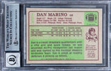 Dolphins Dan Marino Signed 1984 Topps #123 Rookie Card Auto 10! BAS Slabbed