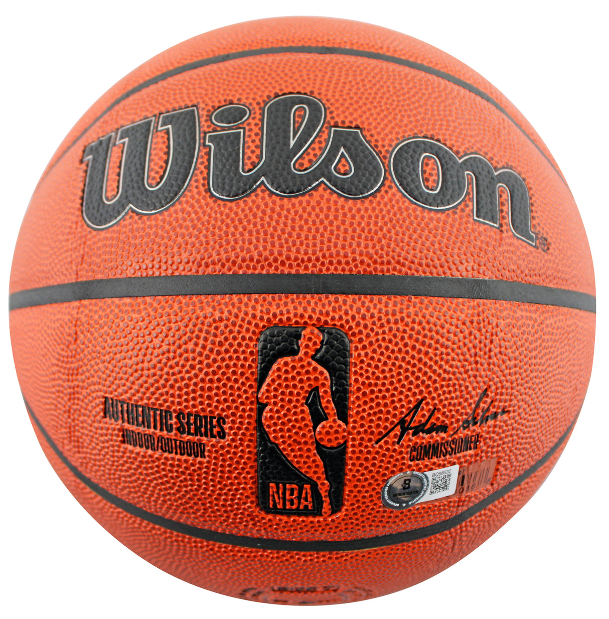 Bulls Dennis Rodman Authentic Signed Wilson I/O Basketball BAS #BQ98532