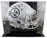 Steelers Jerome Bettis Signed STS III F/S Speed Proline Helmet W/ Case BAS Wit