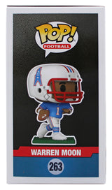 Oilers Warren Moon "HOF 06" Signed #263 Funko Pop Vinyl Figure BAS Witnessed