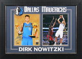 Mavericks Dirk Nowitzki Authentic Signed 8x10 Framed Photo BAS #BP50706