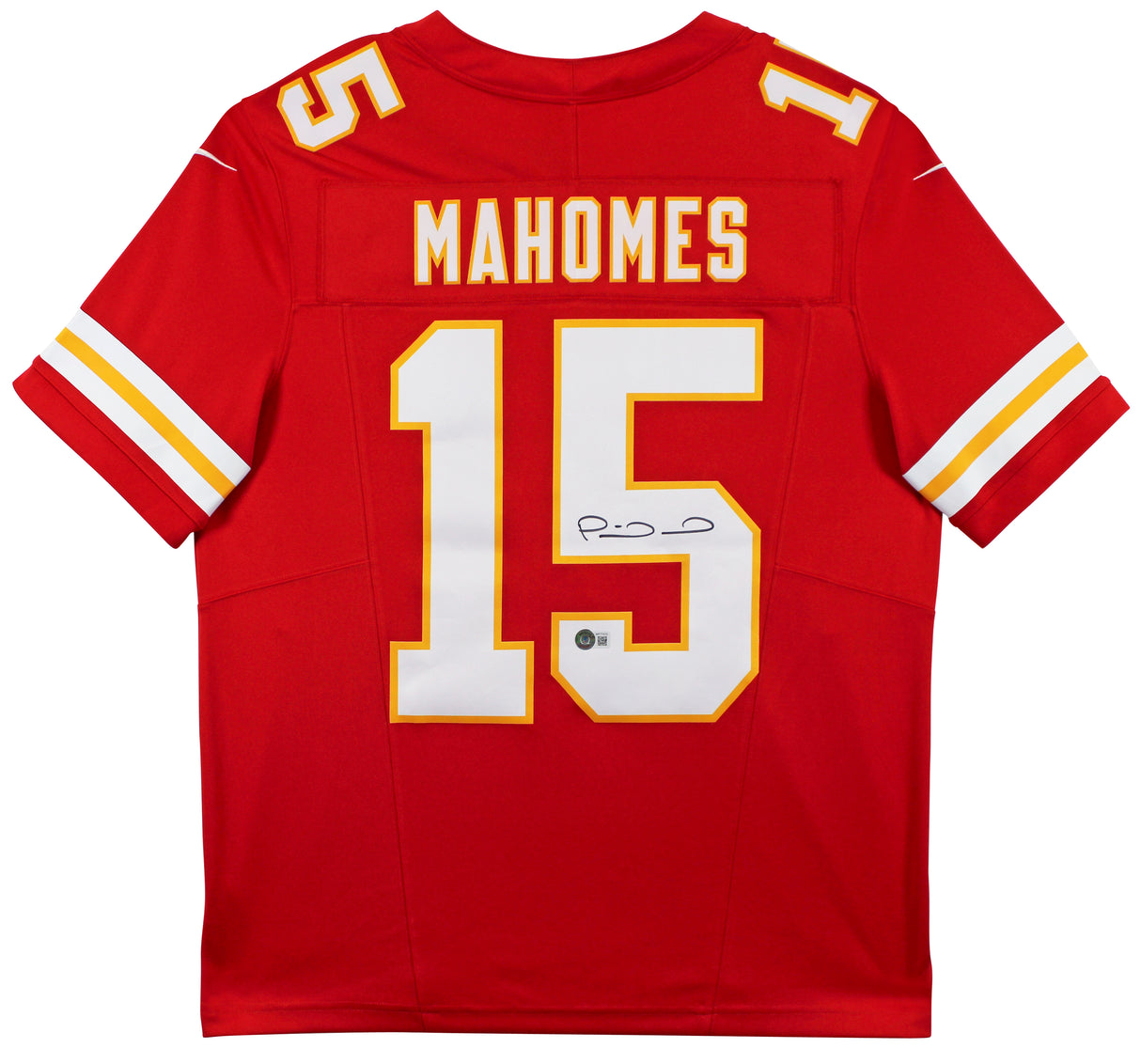 Chiefs Patrick Mahomes Authentic Signed Red Nike Limited Jersey BAS Wit #WT77570