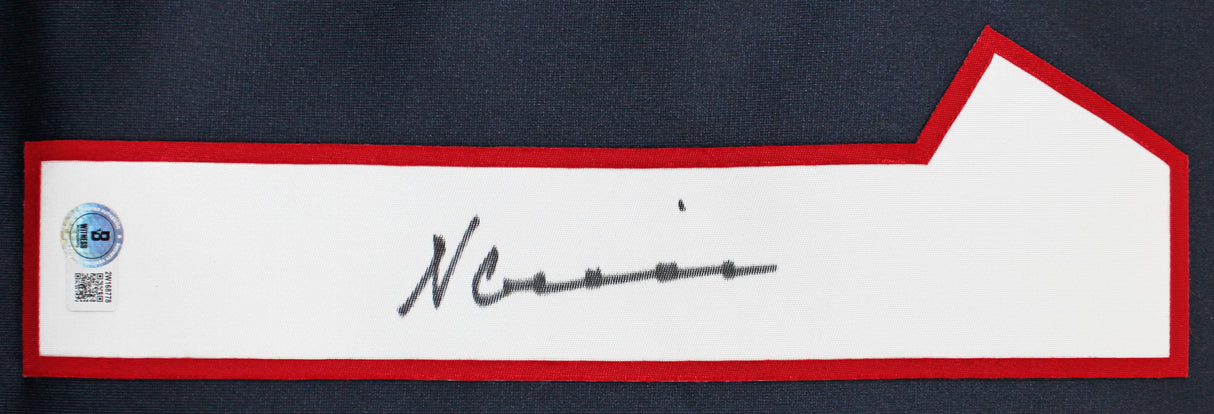 Texans Nico Collins Authentic Signed Navy Nike Limited Jersey BAS Witnessed