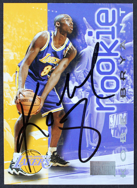 Lakers Kobe Bryant Authentic Signed 1996 Skybox Premium #203 Rookie Card JSA #ZZ00177