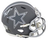 Cowboys Micah Parsons Authentic Signed Slate Speed Mini Helmet Fanatics