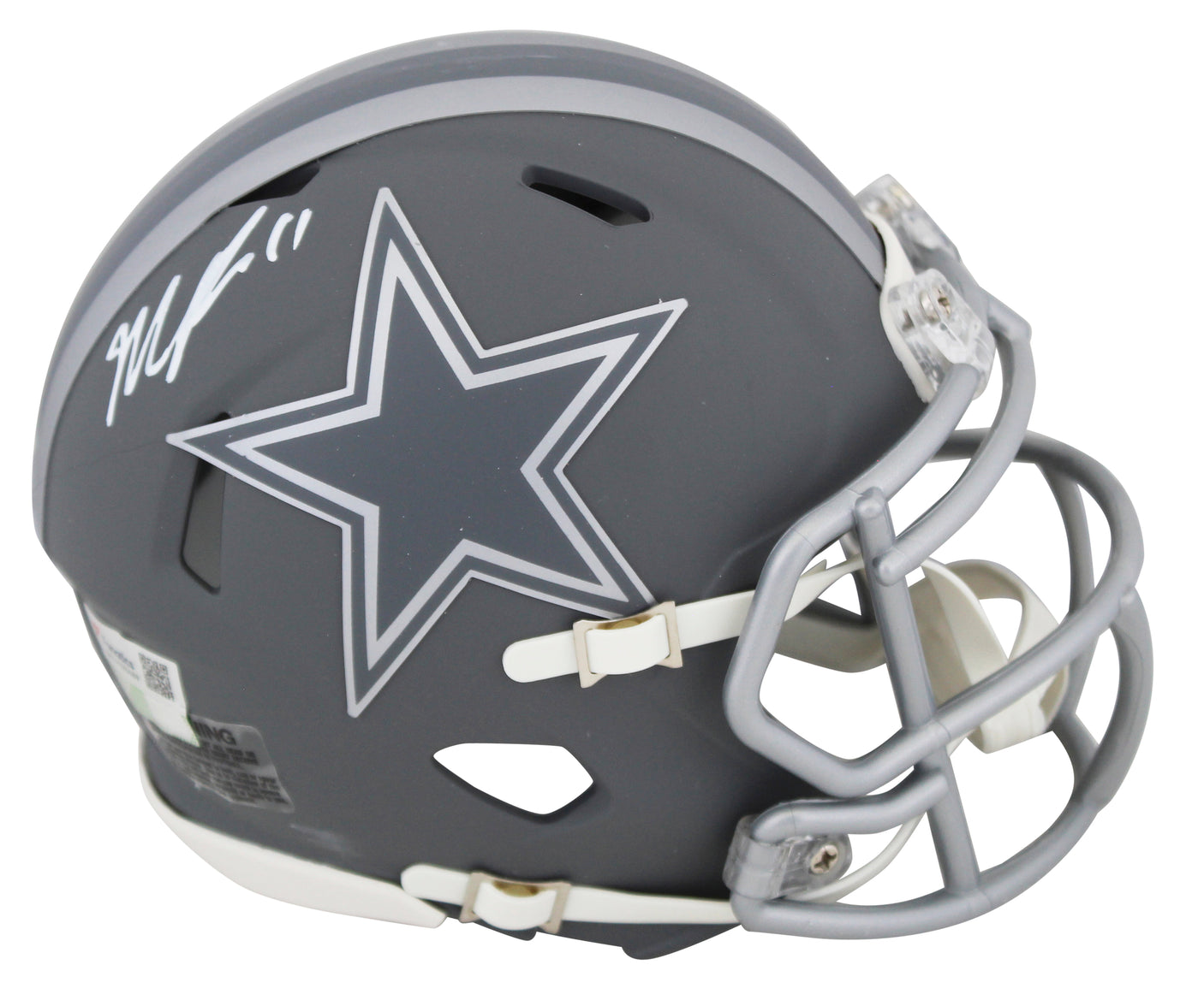 Cowboys Micah Parsons Authentic Signed Slate Speed Mini Helmet W/ Case Fanatics