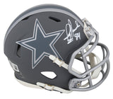 Cowboys Jay Novacek Authentic Signed Slate Speed Mini Helmet BAS Witnessed