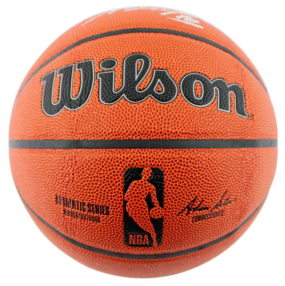 Kings Domantas Sabonis Authentic Signed Wilson Basketball W/ Case BAS Witnessed