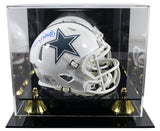 Cowboys Tony Dorsett Signed STS III Speed Mini Helmet w/ Case BAS Witnessed