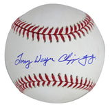 Braves Larry Wayne Chipper Jones Jr. Authentic Signed Oml Baseball w/ Case PSA