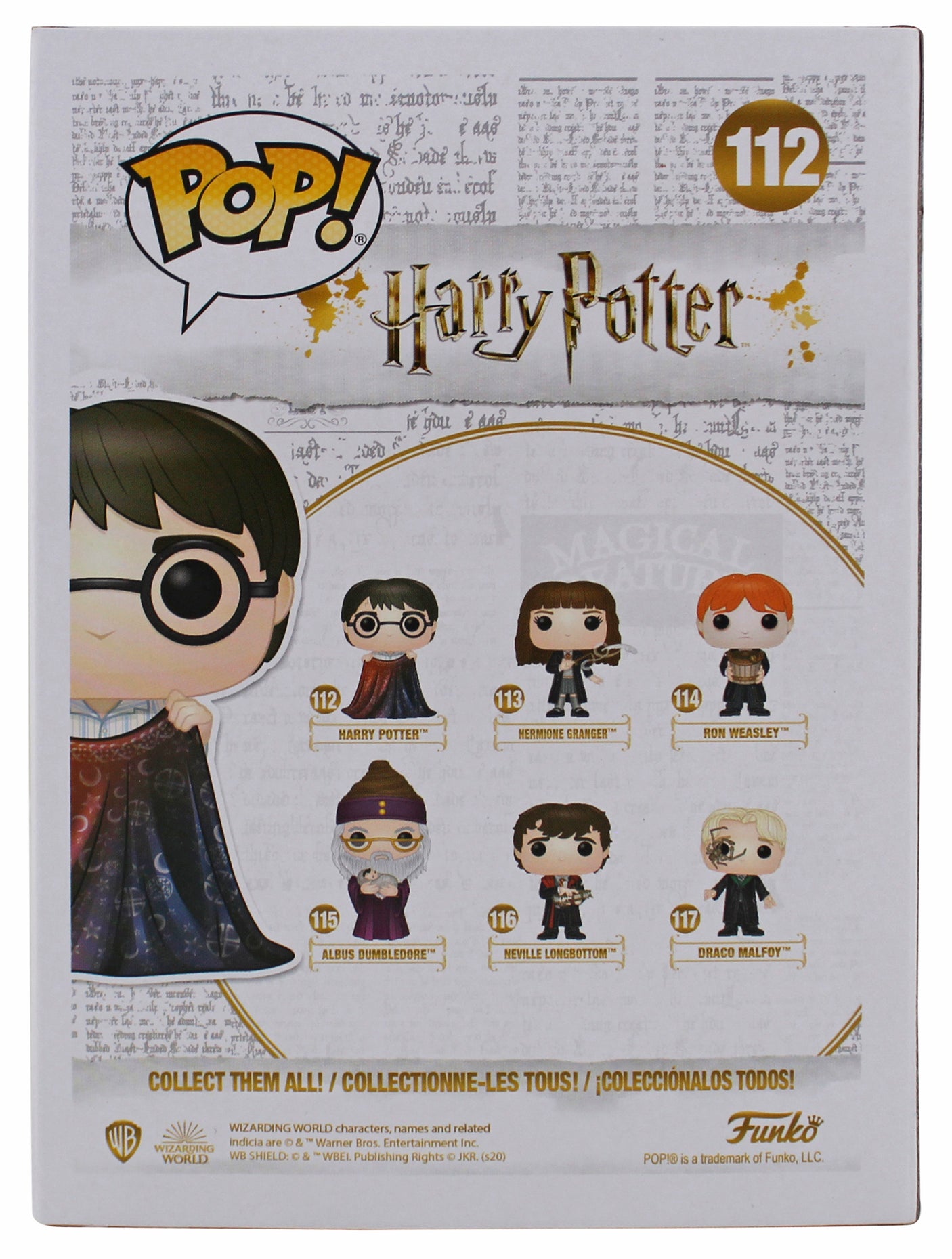 Daniel Radcliffe Harry Potter Authentic Signed #112 Funko Pop Vinyl Figure BAS