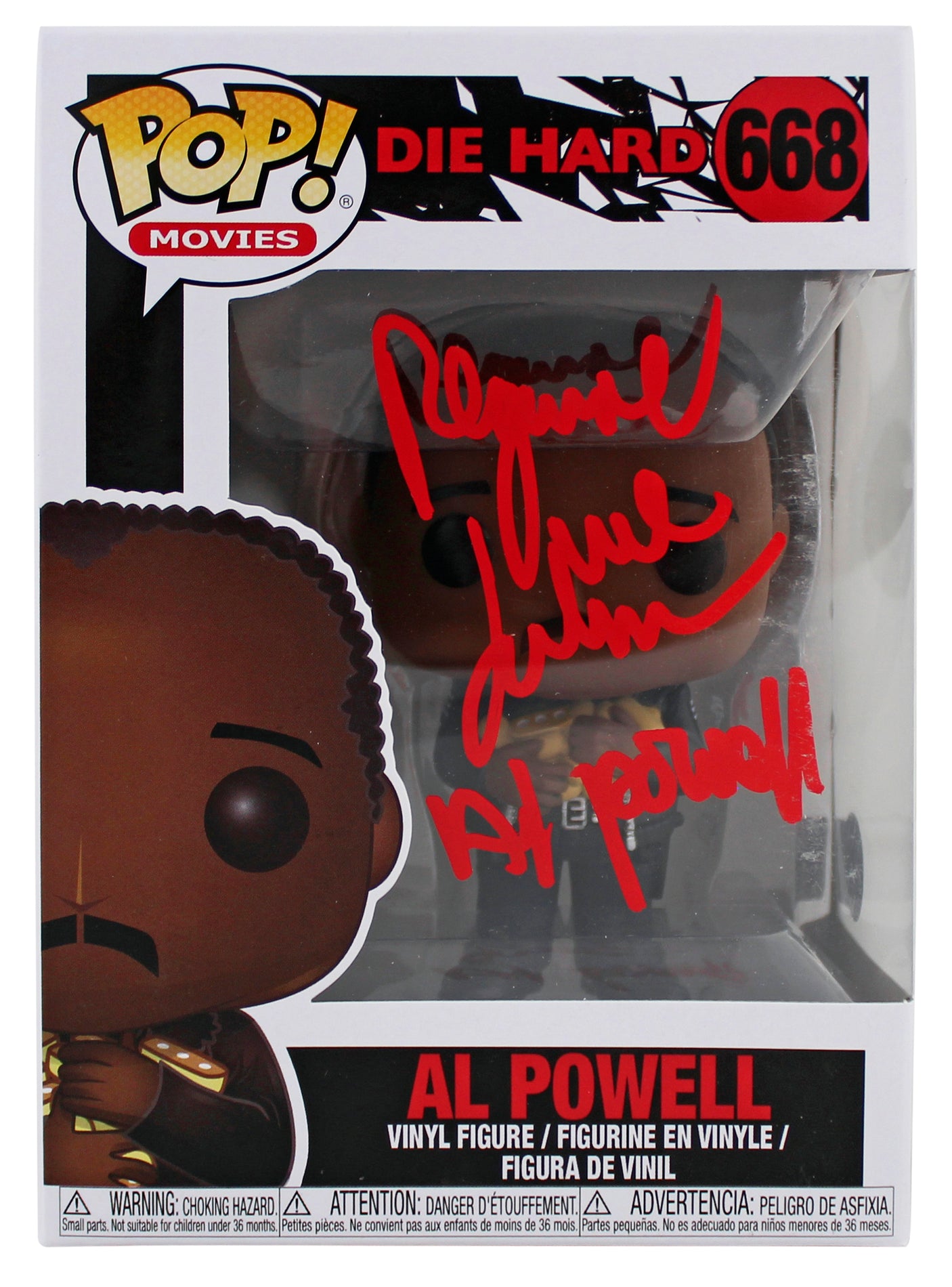 Reginald VelJohnson Die Hard "Al Powell" Signed #668 Funko Pop Vinyl Figure BAS