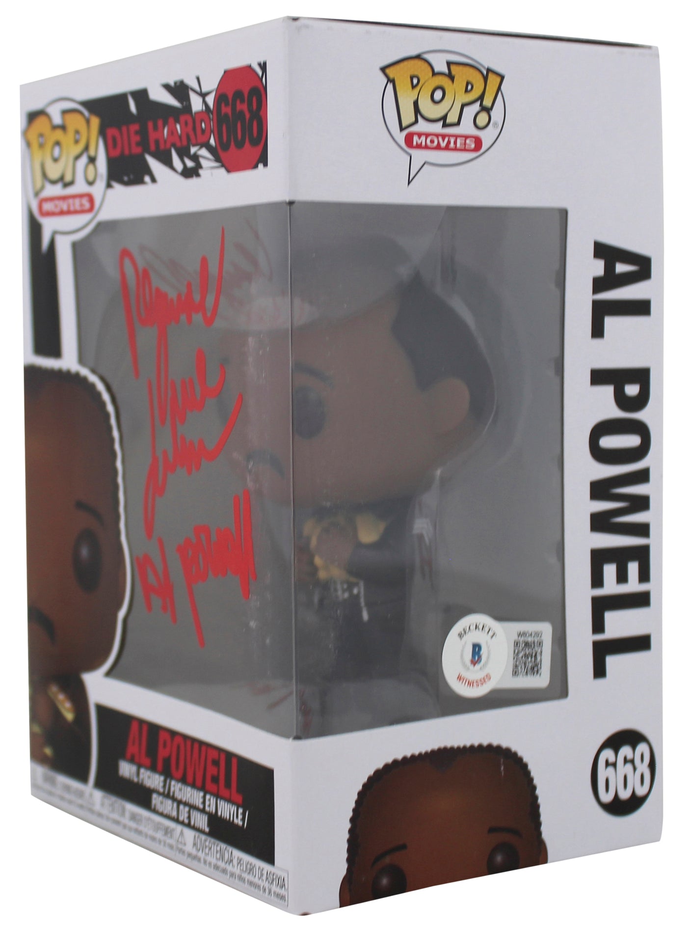 Reginald VelJohnson Die Hard "Al Powell" Signed #668 Funko Pop Vinyl Figure BAS