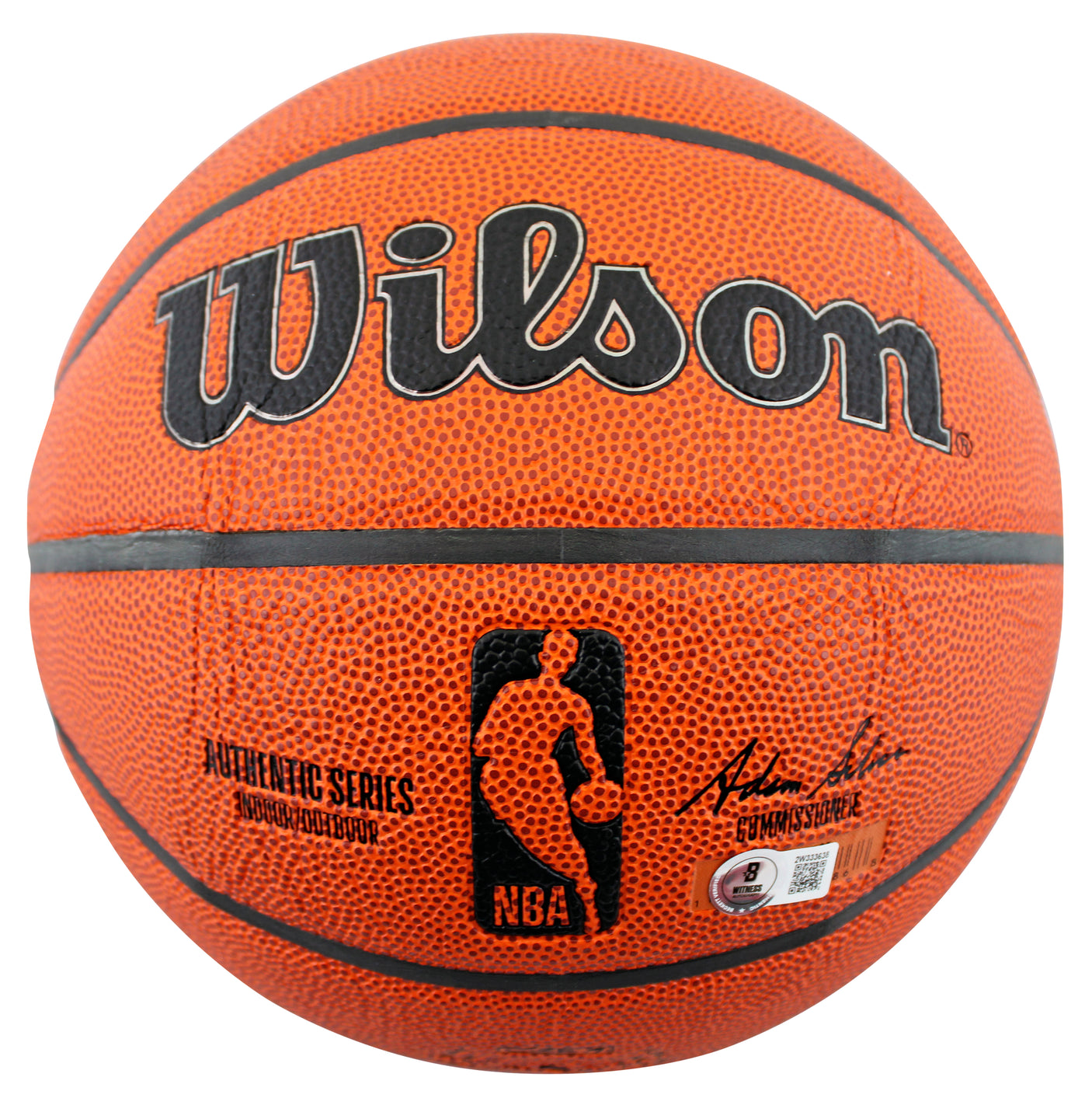 Bucks Oscar Robertson Authentic Signed Wilson Basketball Autographed BAS Witness