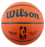 Rockets Hakeem Olajuwon Signed Wilson NBA Basketball BAS Witnessed #2W424134