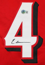 Elly De La Cruz Authentic Signed Red Pro Style Jersey w/ Dropshadow BAS