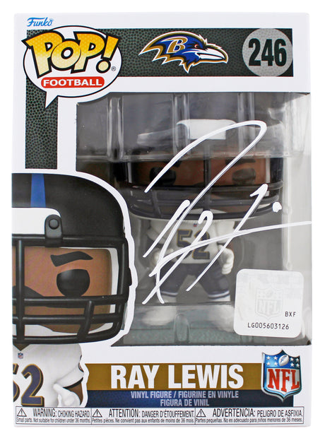 Ravens Ray Lewis Authentic Signed #246 Funko Pop Vinyl Figure BAS Witnessed