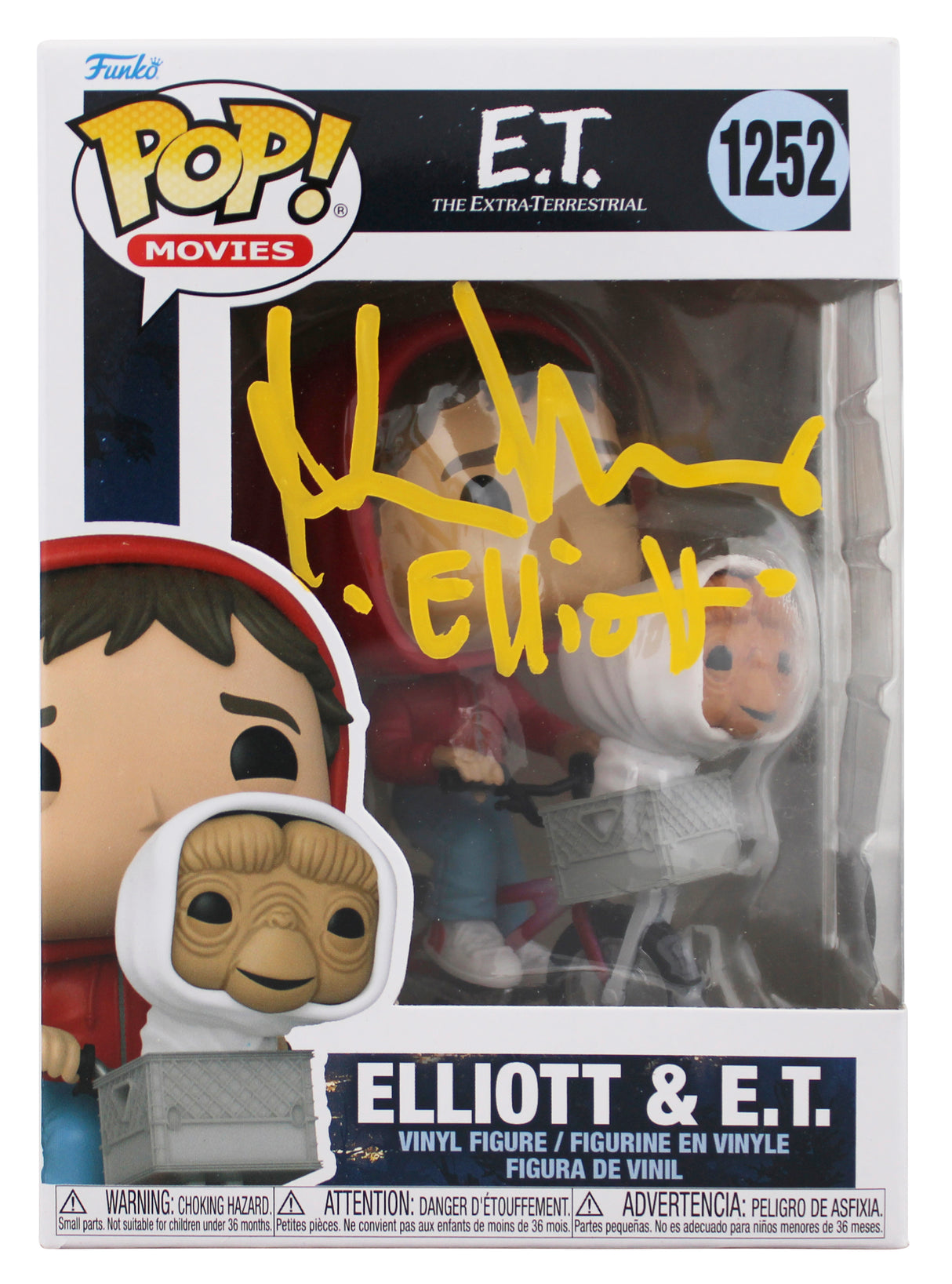 Henry Thomas E.T. "Elliott" Signed #1252 Funko Pop Vinyl Figure BAS 2