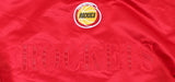 Rockets Hakeem Olajuwon & Clyde Drexler Signed Red M&N Bomber Jacket BAS Witness