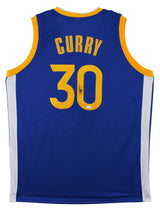 Stephen Curry Authentic Signed Blue Pro Style Jersey Autographed JSA #AT03419