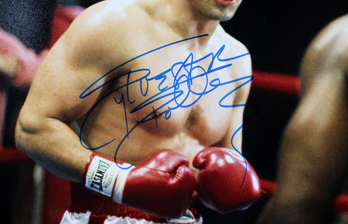 Sylvester Stallone Rocky Authentic Signed 16x20 Horizontal Boxing Photo BAS 2