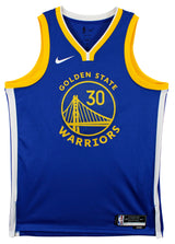 Warriors Stephen Curry Signed Blue Nike Icon Edition Swingman Jersey JSA