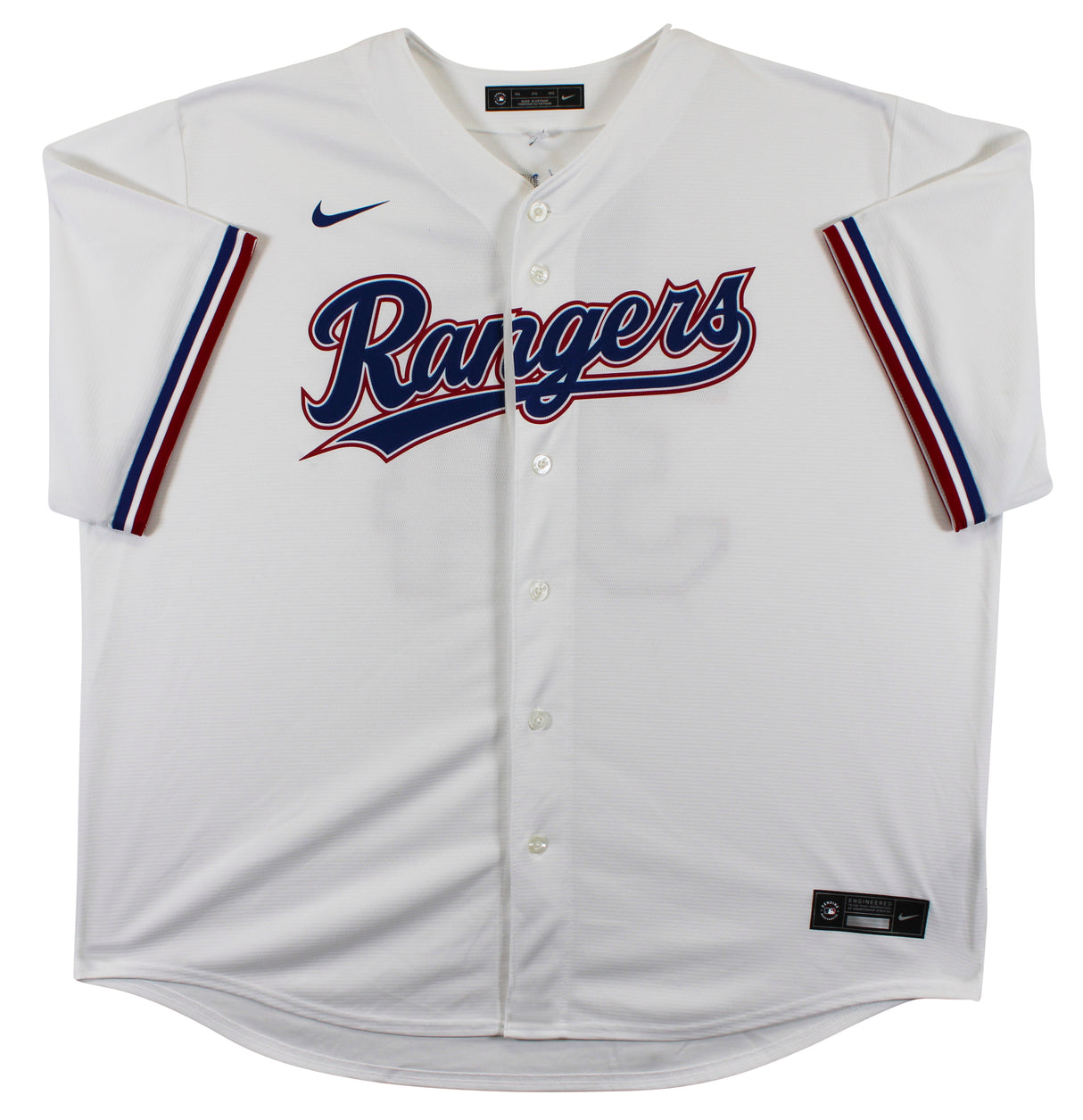 Rangers Nolan Ryan "HOF 99" Authentic Signed White Nike Jersey Autographed BAS