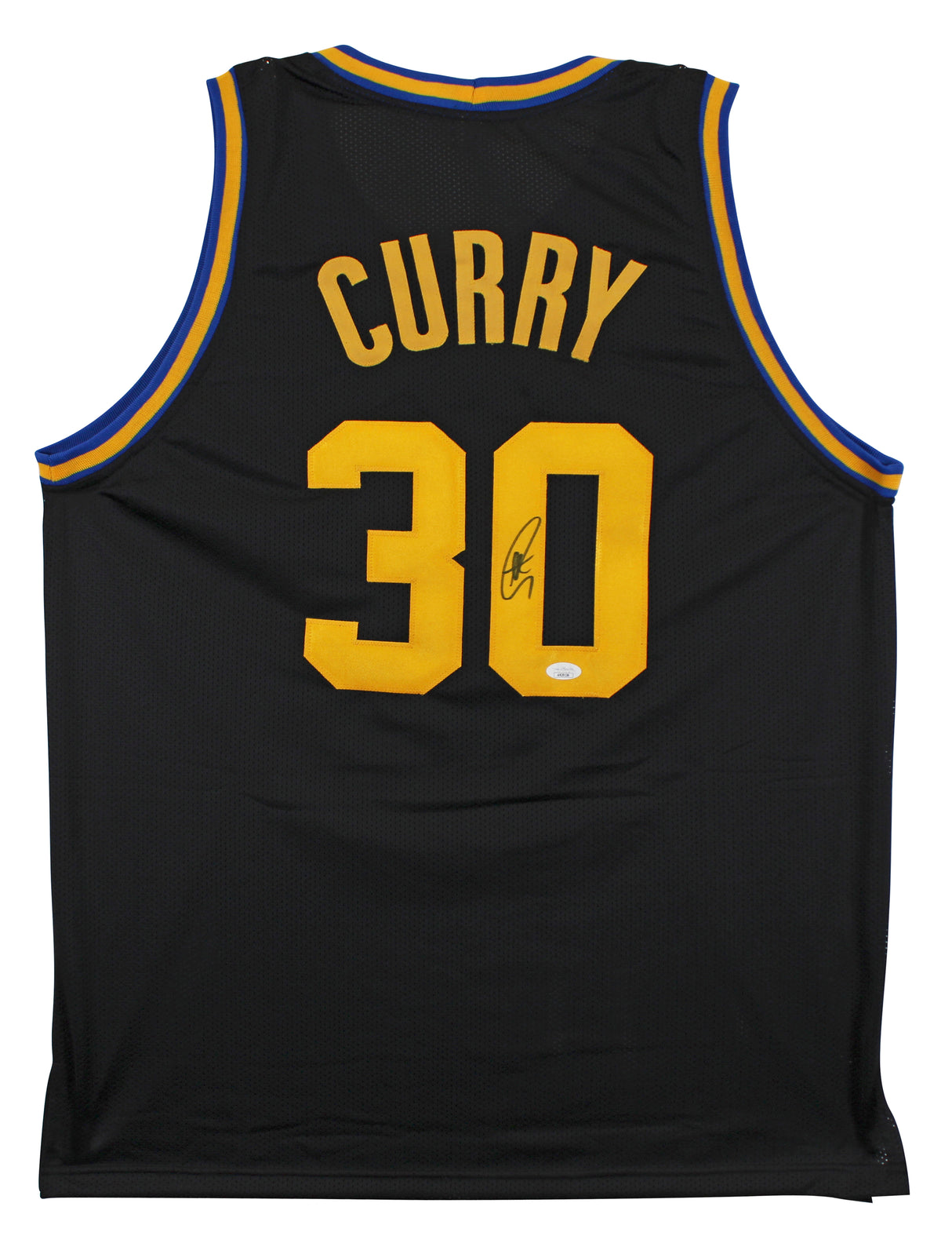 Stephen Curry Authentic Signed Black City Edition Pro Style Jersey JSA