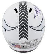 Vikings Adrian Peterson Signed STS III Full Size Speed Rep Helmet BAS Witnessed