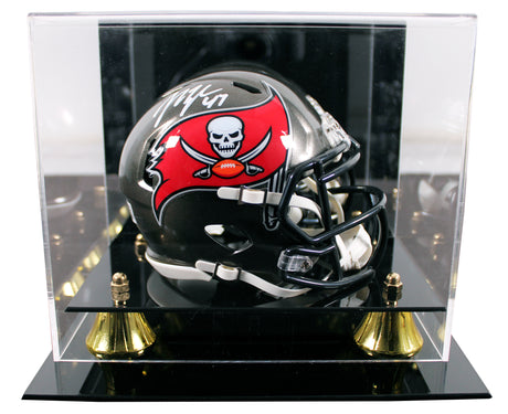 Buccaneers John Lynch Authentic Signed Speed Mini Helmet W/ Case BAS Witnessed