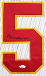 Patrick Mahomes Authentic Signed White Pro Style Framed Jersey Autographed JSA