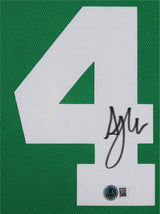 Al Horford Authentic Signed Green Pro Style Framed Jersey BAS Witnessed