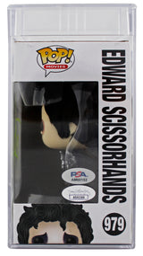 Johnny Depp Edward Scissorhands Signed #979 Funko Pop Vinyl Figure PSA & JSA