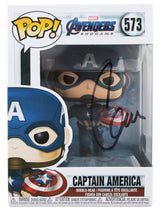 Chris Evans Signed Captain America #573 Funko Pop Vinyl Figure BAS #AE17119