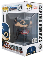 Chris Evans Signed Captain America #573 Funko Pop Vinyl Figure BAS #AE17119