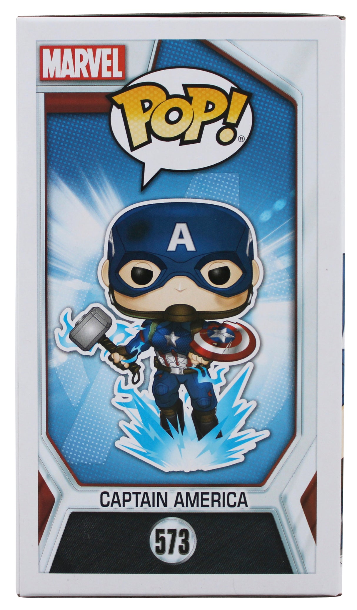 Chris Evans Signed Captain America #573 Funko Pop Vinyl Figure BAS #AE17119