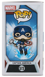 Chris Evans Signed Captain America #573 Funko Pop Vinyl Figure BAS #AE17119