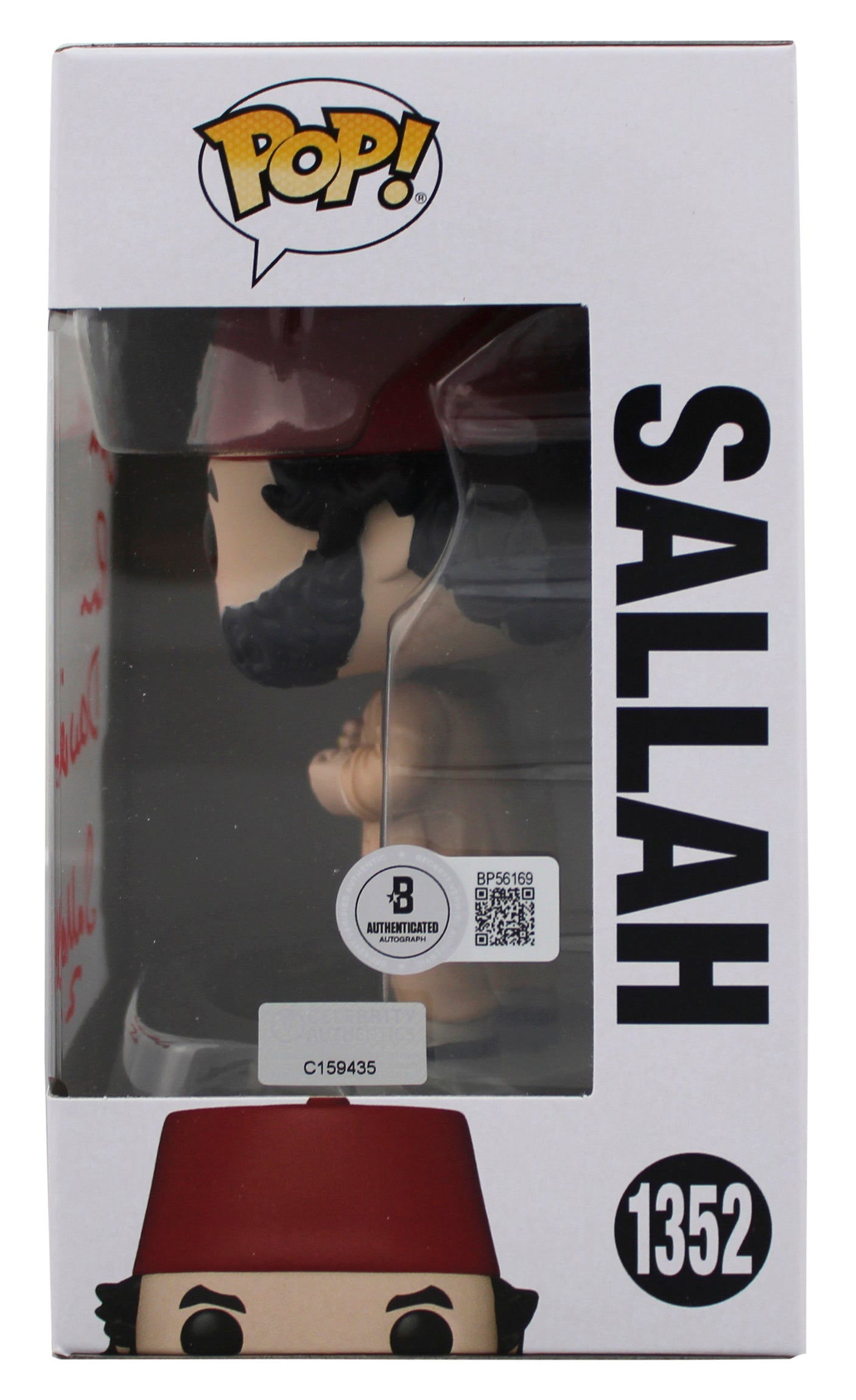 John Rhys-Davies Indiana Jones "Sallah" Signed #1352 Funko Pop Vinyl Figure BAS