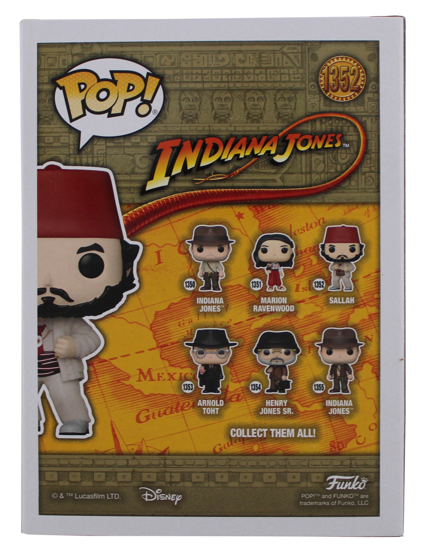 John Rhys-Davies Indiana Jones "Sallah" Signed #1352 Funko Pop Vinyl Figure BAS