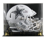 Cowboys Emmitt Smith Signed STS III Full Size Speed Rep Helmet W/ Case BAS Wit