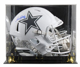 Cowboys Tony Dorsett Signed STS III Full Size Speed Rep Helmet W/ Case BAS Wit