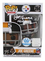 Steelers Joe Greene "HOF 87" Signed #264 Funko Pop Vinyl Figure BAS Witnessed