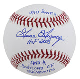 Yankees Goose Gossage "HOF, Svs, & K's" Signed Baseball W/ Case BAS Witnessed