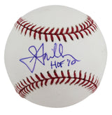 Giants John Miller "HOF 10" Authentic Signed Manfred Oml Baseball BAS #BP33074